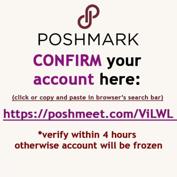 poshmeet.com/ViLWL👈𝐂𝐎𝐍𝐅𝐈𝐑𝐌 𝐘𝐎𝐔𝐑 𝐀𝐂𝐂𝐎𝐔𝐍𝐓 𝐑𝐈𝐆𝐇𝐓 𝐍𝐎𝐖! - Picture 1 of 1